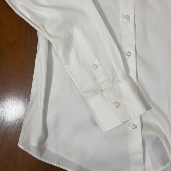 Lady Hathaway Classic White Blouse, M - Picture 5 of 7